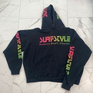 Hoodie Sweatshirt - Surf Style - Madeira Beach, Florida